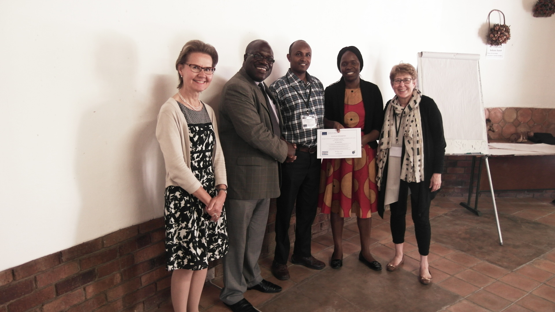 Faculty with participants in Bulawayo